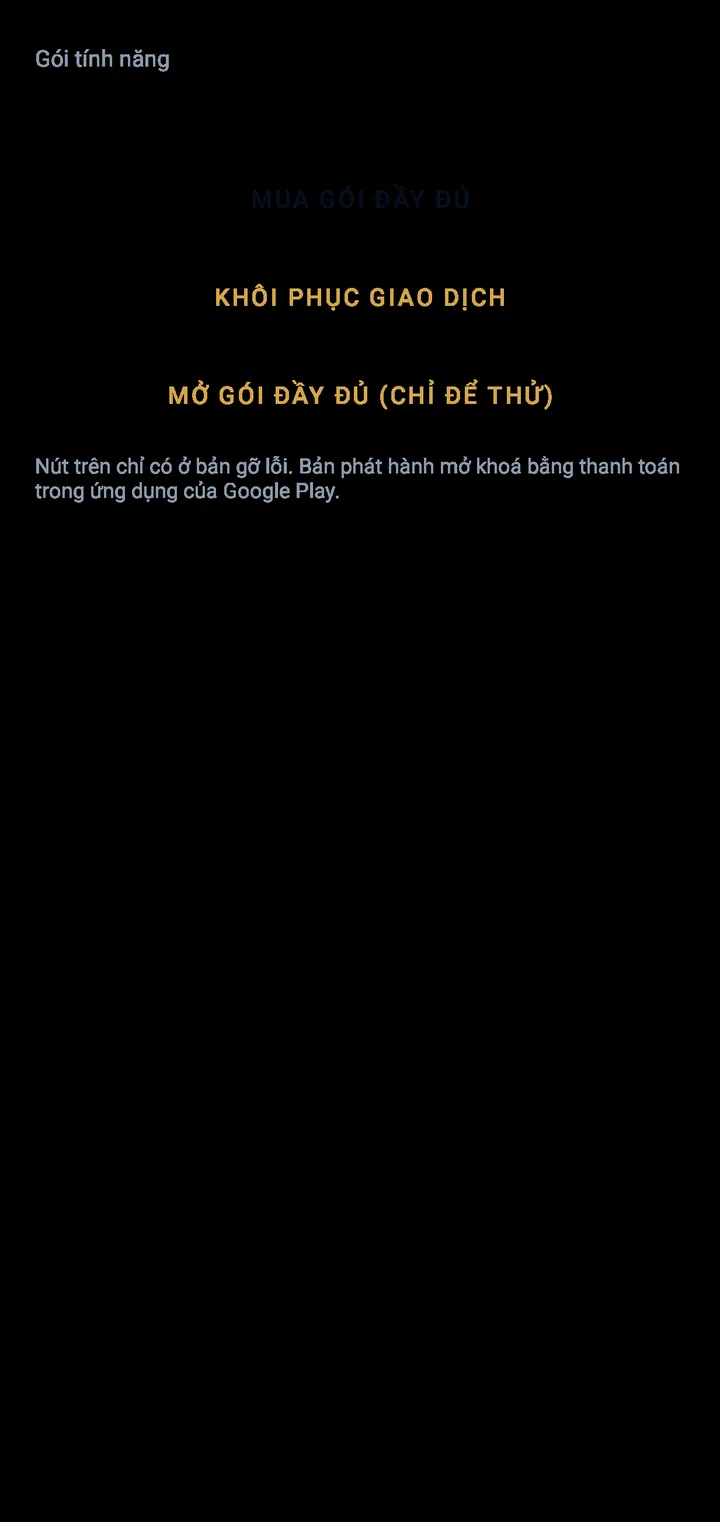 Mở mục Bản đầy đủ